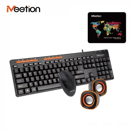 meetion C105 Wired Keyboard Mouse Speaker Combo