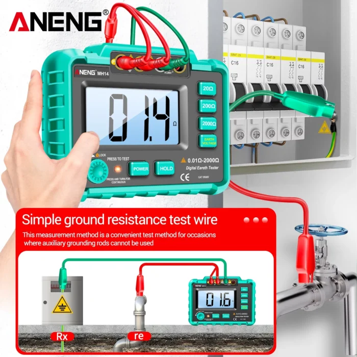 Aneng MH14 Earth Resistance Tester