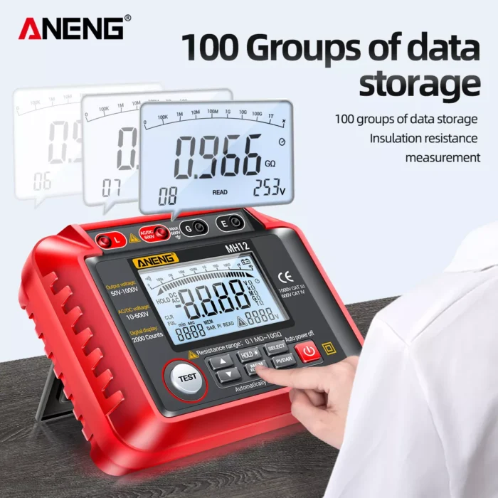 Aneng MH12 Earth Resistance Tester